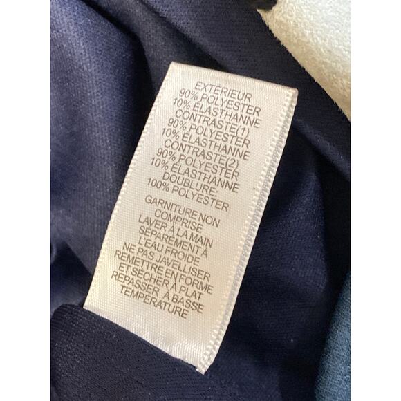 Design Lab Multicolor Colorblock Patchworks Short Sleeve Mini T-Shirt Dress Sz M - Picture 4 of 4